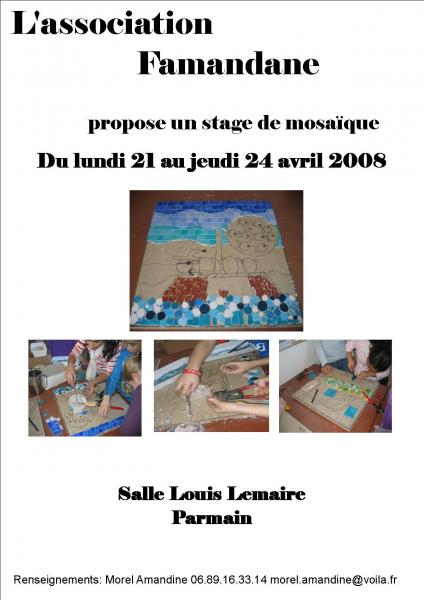 Stage de mosaque 2008