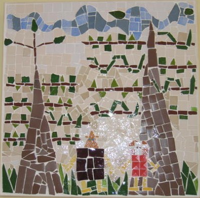 Ecriture et mosaique cole Ambroise Thomas